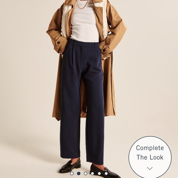 Abercrombie & Fitch Pants - Abercrombie Tailored Menswear 90s Straight Pants Black